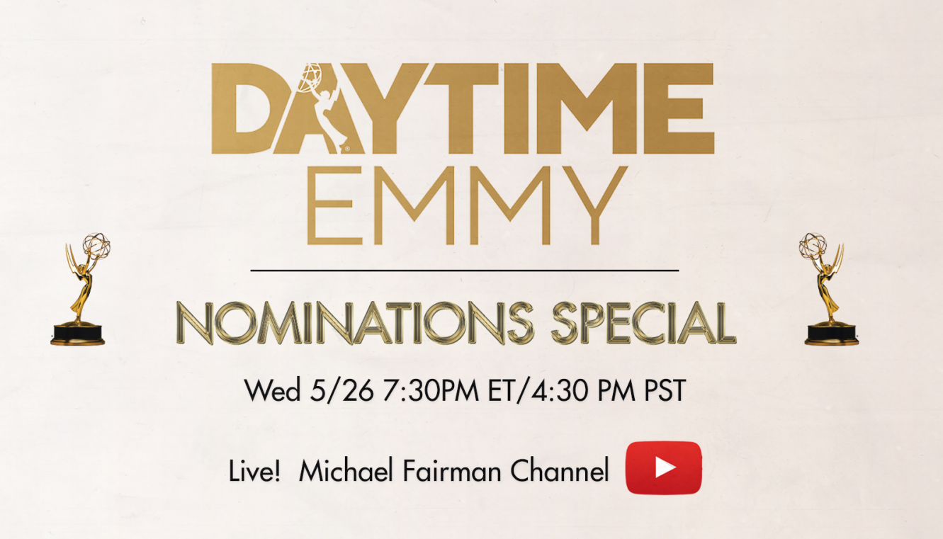 TONIGHT Daytime Emmy Nominations Special Livestream Featuring