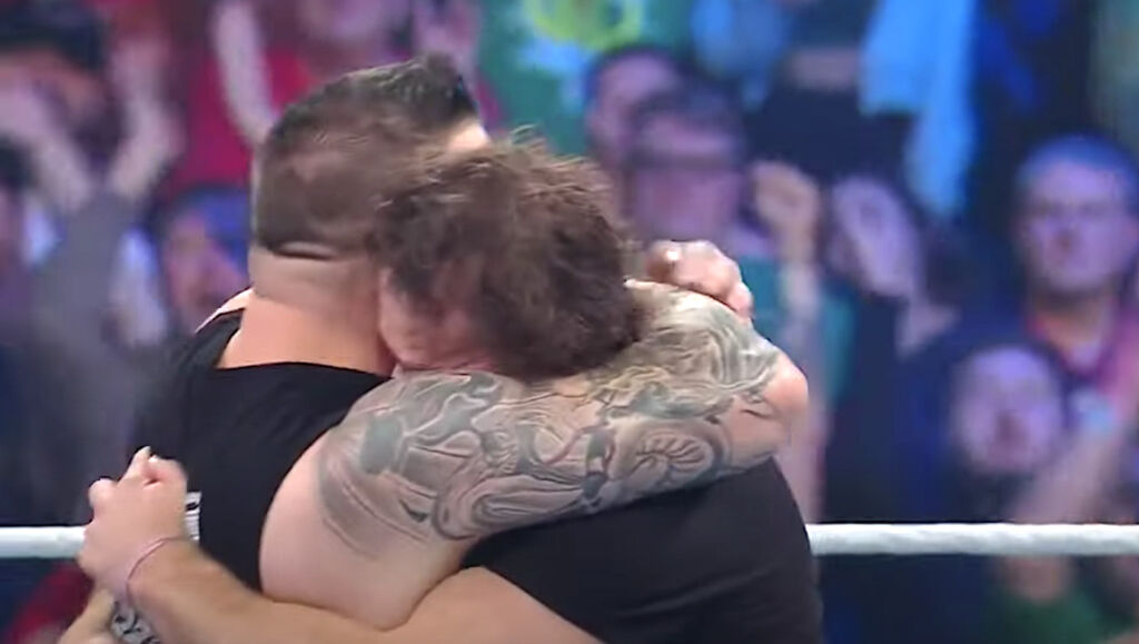 WWE Friday Night Smackdown: Kevin Owens and Sami Zayn Hug It Out and ...