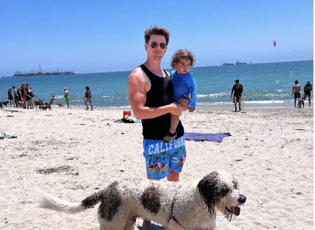 Chad Duell and son