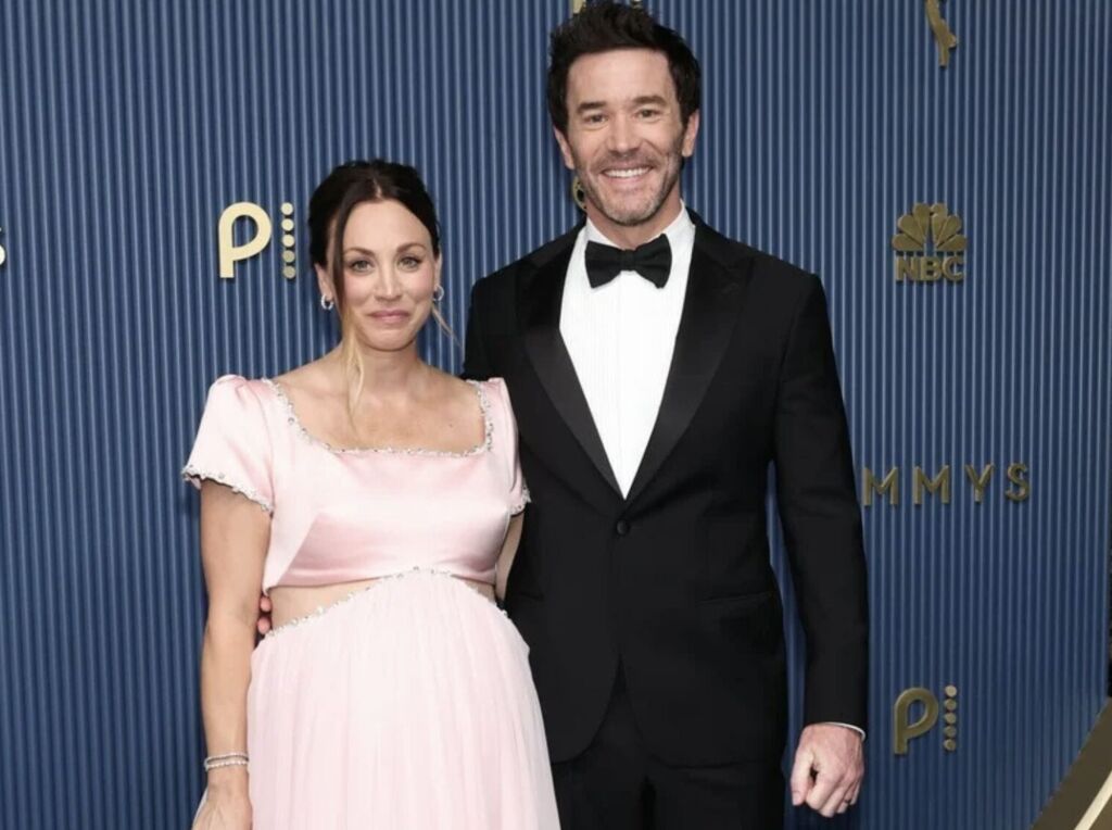 Tom Pelphrey and Kaley Cuoco