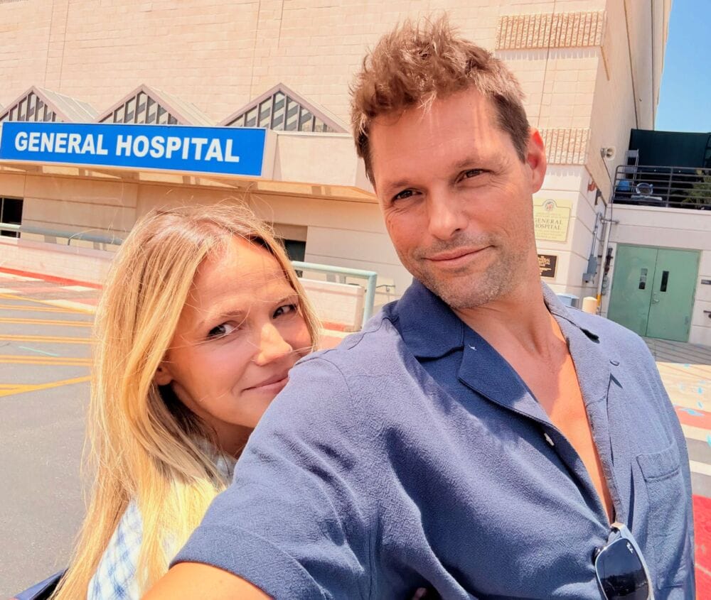 Justin Bruening and Alexa Havins