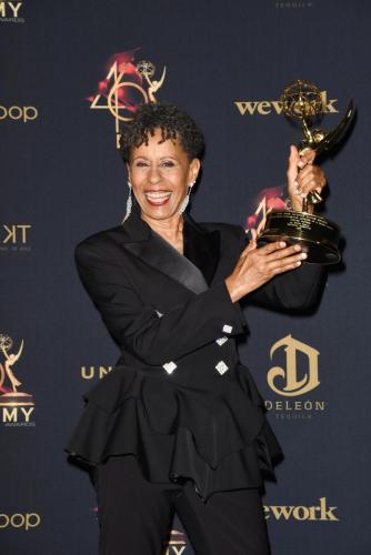 Stella in the house! Vernee Watson makes this her second Emmy win in a row for her role on GH, but this time for Outstanding Supporting Actress.