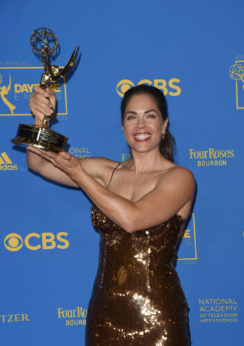 It was a big moment in the life of GH's Kelly Thiebaud (Britt), when she won the Outstanding Supporting Actress prize.