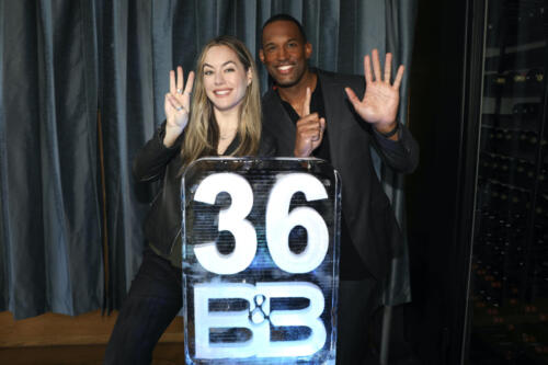 Annika Noelle and Lawrence Saint-Victor celebrate B&B 36!