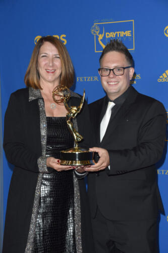 Y&R's Nancy Nayor and Greg Salmon took home the prize for Outstanding Casting.
