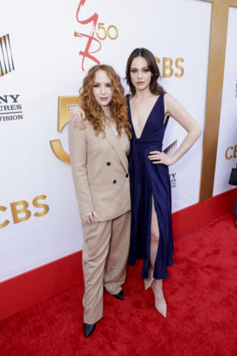 Teriah in the house! Camryn Grimes with Cait Fairbanks.